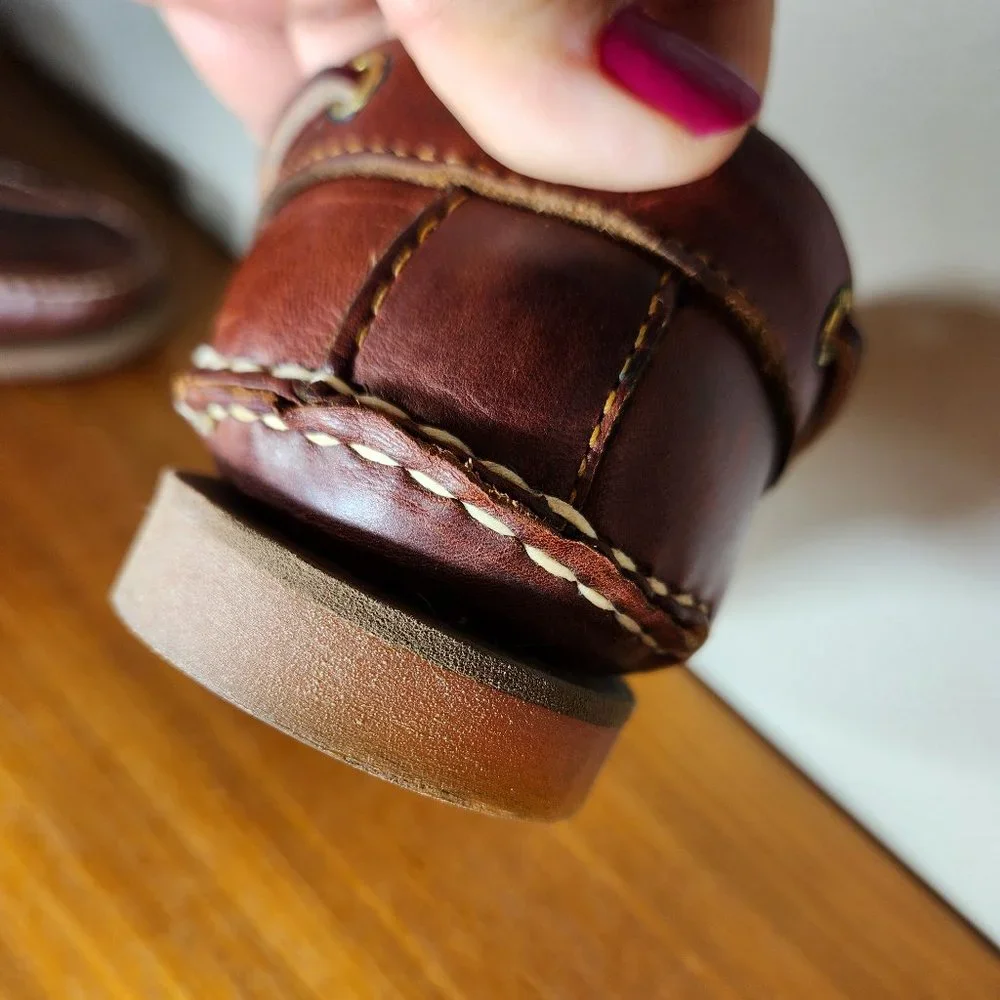 Timberland Women’s Brown Leather Boat Shoes